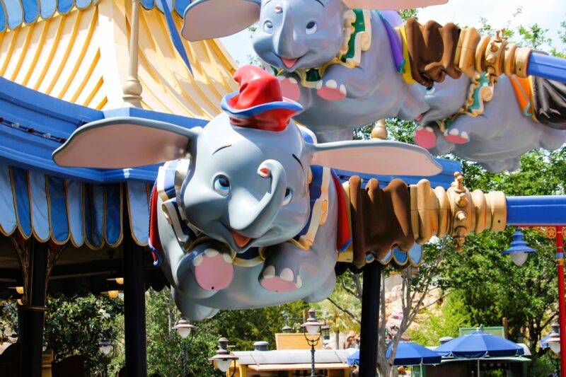 Dumbo The Flying Elephant Background Wallpaper