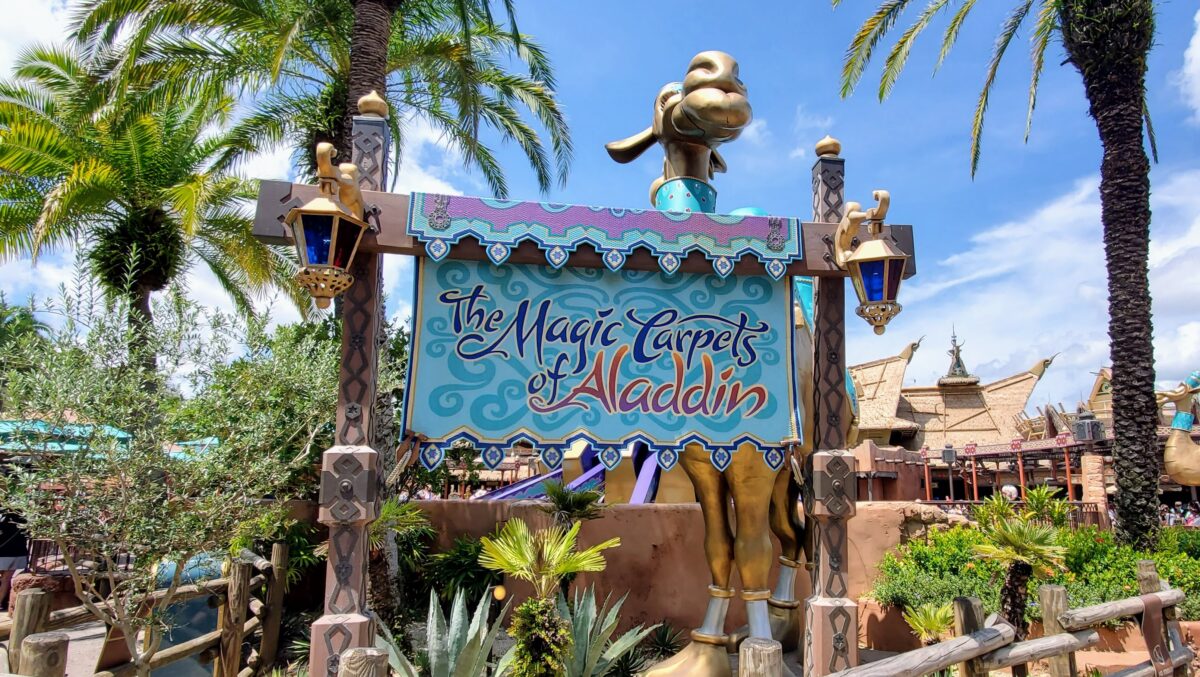 The Magic Carpets of Aladdin Sign