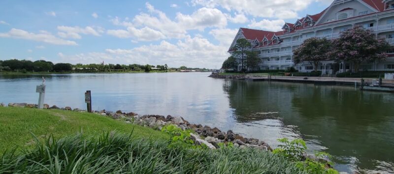 Atmospheric View of Grand Floridian and Seven Seas Lagoon